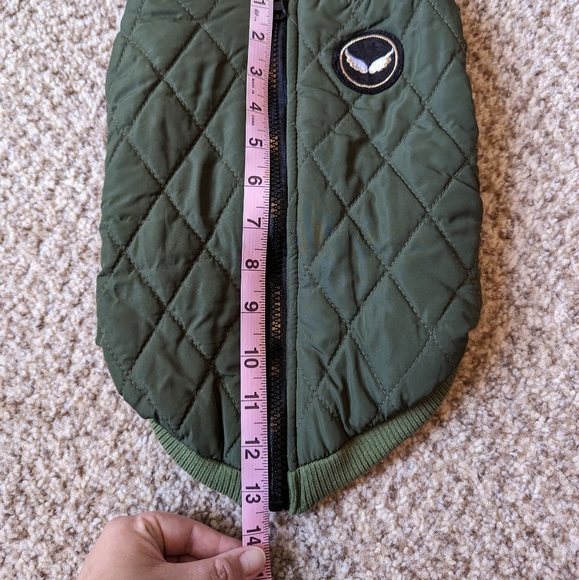 Frisco Dog Bomber Jacket Medium Green - Picture 7 of 14